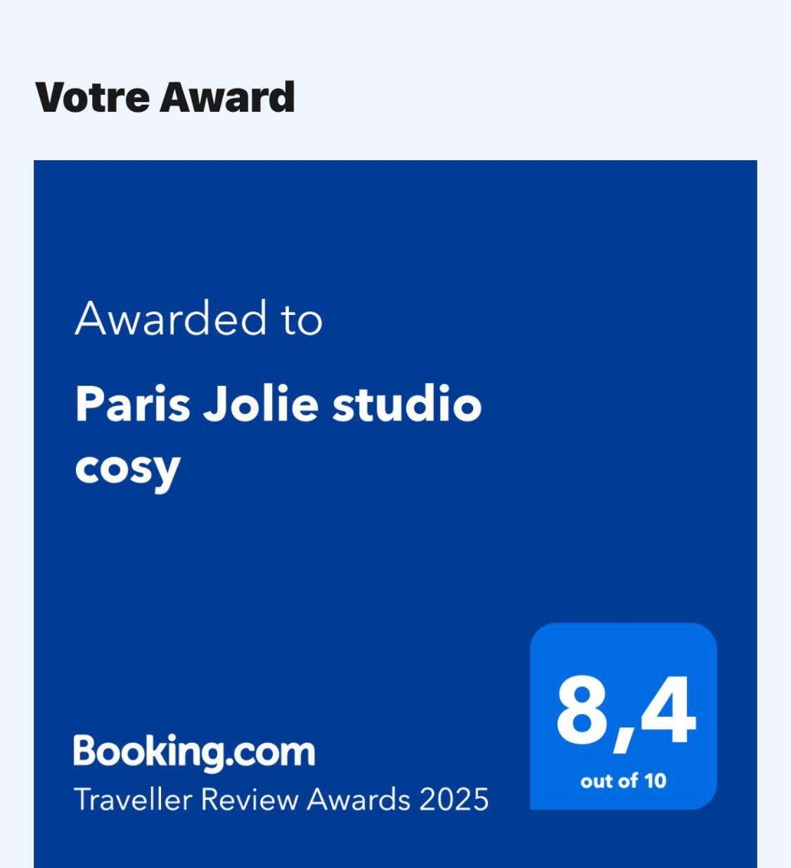 Paris Jolie Studio Cosy Kültér fotó